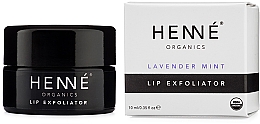 Парфумерія, косметика Ексфоліатор для губ - Henne Organics Lavender Mint Lip Exfoliator