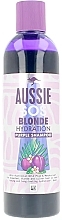 Увлажняющий фиолетовый шампунь - Aussie SOS Blonde & Hydrate Purple Shampoo — фото N1