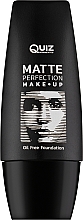 Парфумерія, косметика Матова тонувальна основа - Quiz Cosmetics Matte Perfection Foundation