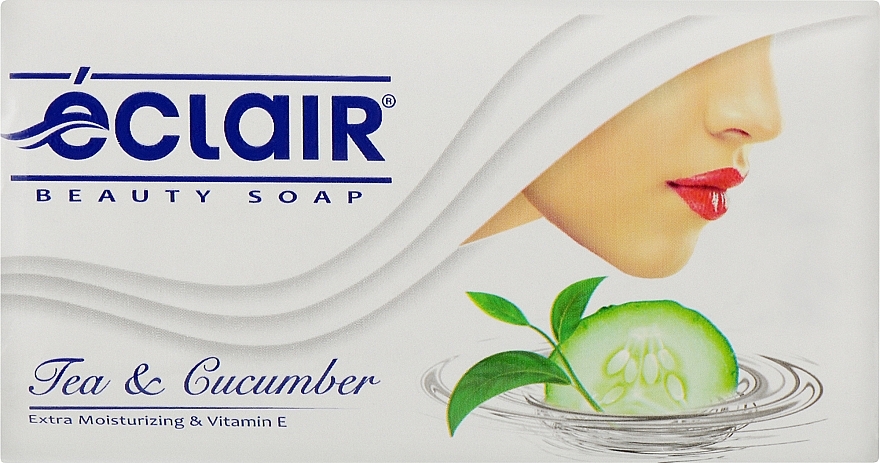 Мило туалетне "Чай та огірок" - Eclair Beauty Soap Tea & Cucumber — фото N1