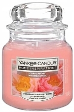 Парфумерія, косметика Ароматична свічка в банці - Yankee Candle Home Inspiration Coral Peony