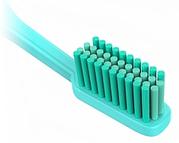 Зубная щетка со сменным наконечником, средняя жесткость, бирюзовая - TIO Toothbrush Medium — фото N2
