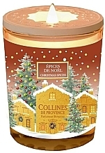 Ароматическая свеча "Рождественские специи" - Collines de Provence Christmas Spices Candle — фото N2