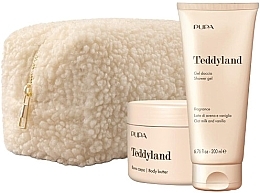 Набор - Pupa Teddyland Oat Milk And Vanila (b/butter/150ml + sh/gel/200ml + bag) — фото N1