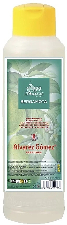 Alvarez Gomez Agua Fresca De Bergamota - Туалетная вода — фото N2