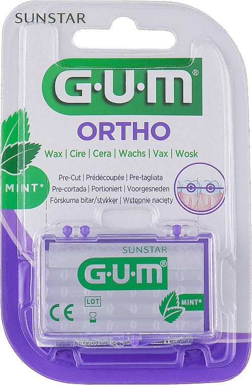 Ортодонтичний віск "Ментол" - G.U.M. Ortho Dental Wax — фото N1