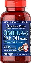 Омега-3, 1000 мг - Puritan's Pride Double Strength Omega-3 Fish Oil 1000mg/300mg Softgels — фото N1