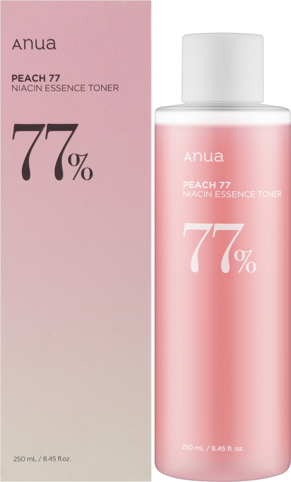 Зволожувальний тонік для обличчя - Anua Peach 77% Niacin Essence Toner — фото 250ml