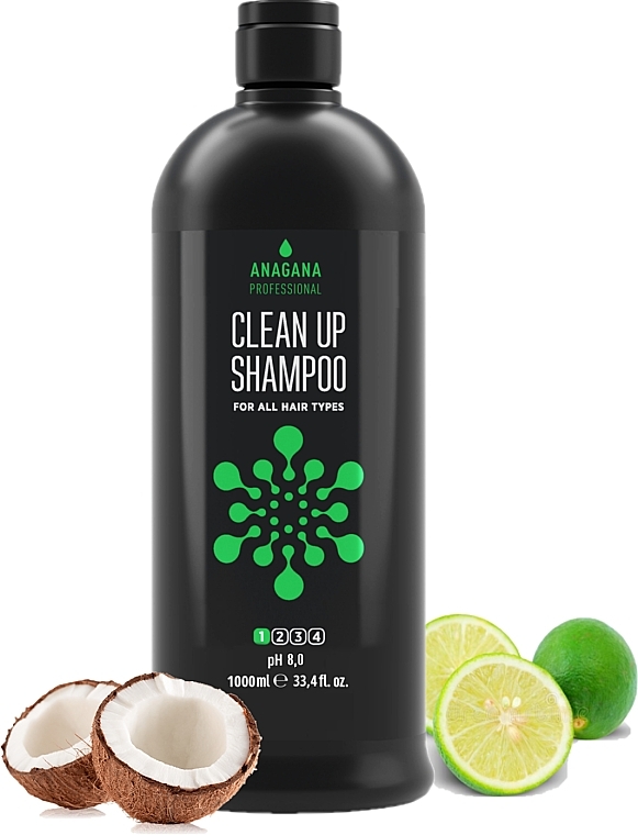 Шампунь "Глубокое очищение" для всех типов волос - Anagana Professional Clean Up Shampoo — фото N2