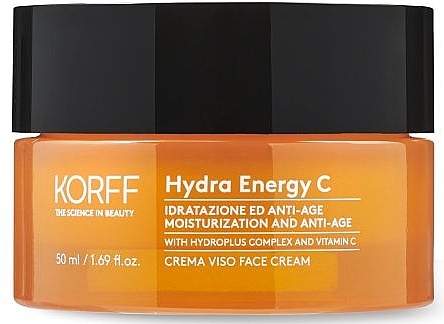 Зволожувальний та антивіковий крем-сорбет для сухої шкіри обличчя - Korff Hydra Energy C Sorbet Face Cream — фото N1