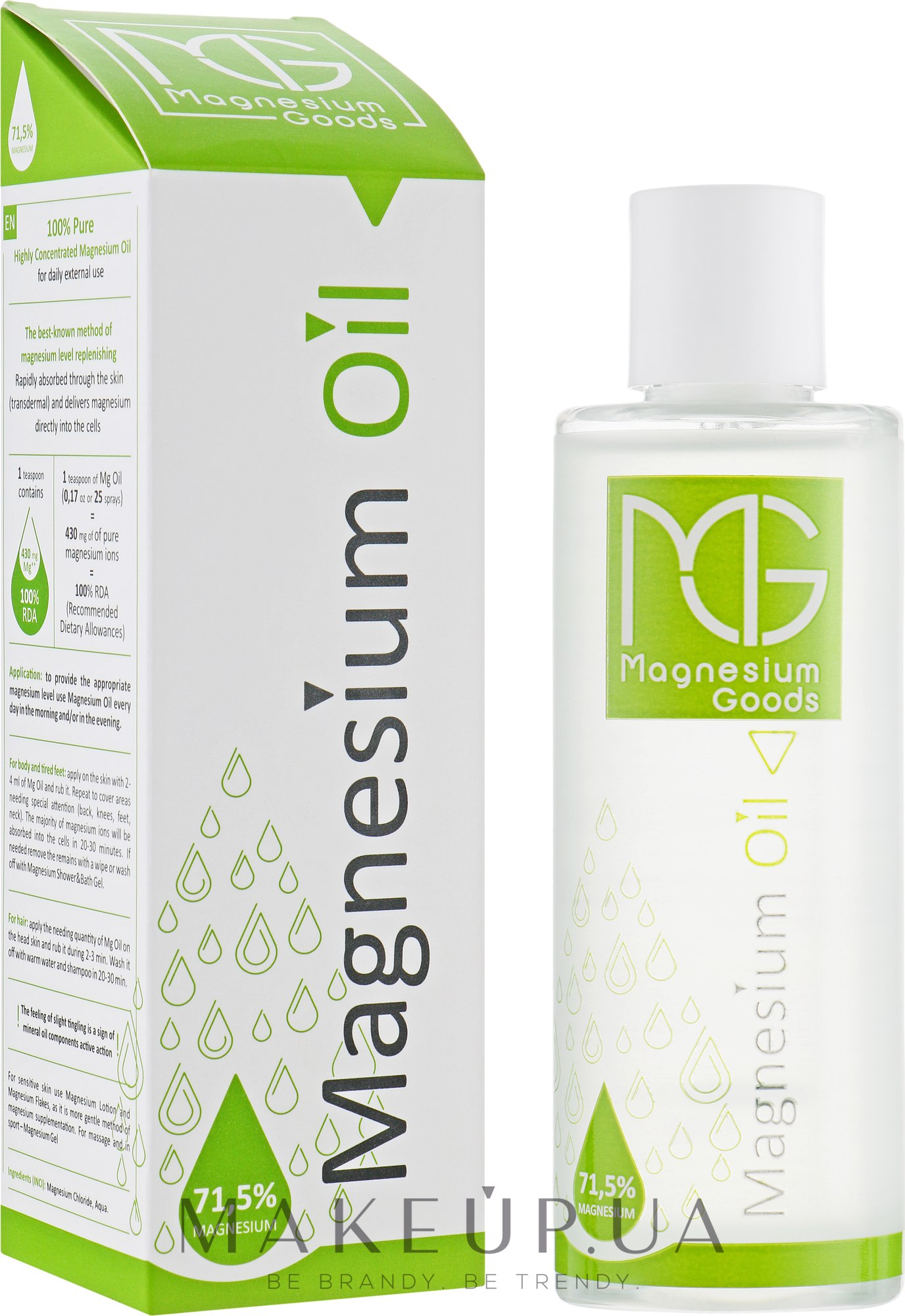 Магнієва олія для тіла та волосся -  Magnesium Goods Oil — фото 200ml