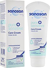 Духи, Парфюмерия, косметика Детский гипоаллергенный крем для лица и тела - Sanosan Pure & Sensitive Care Cream