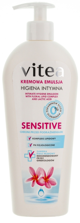 Эмульсия-крем для интимной гигиены - Vitea Sensitive Emulsion Cream 