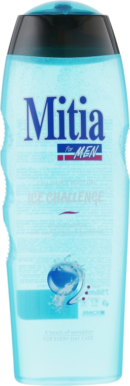 Чоловічий шампунь-гель для душу 2 в 1 "Ice Challenge" - Mitia Hair and Body Gel — фото N3