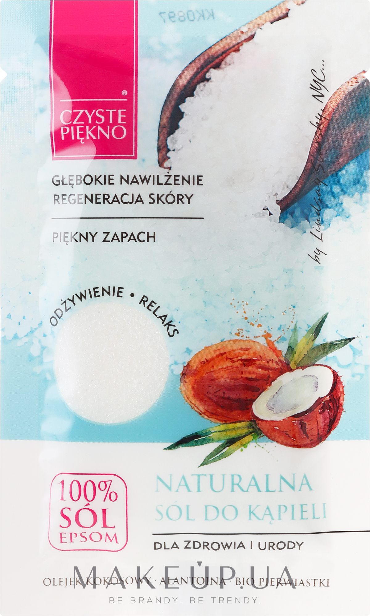 Соль для ванны "С кокосовым маслом" - Czyste Piekno — фото 40g