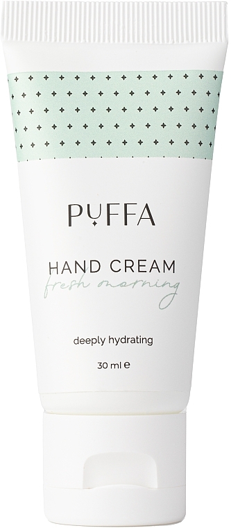 Крем для рук "Огурец" - Puffa Fresh Morning Hand Cream — фото N1