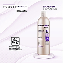 Шампунь-ополіскувач нормалізувальний для профілактики появи лупи - Fortesse Professional Dandruff Prevention Shampoo — фото N5