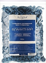 Віск для депіляції полімерний плівковий у гранулах "Блакитний" - Beautyhall Hot Film Wax Polymer Blue — фото N2