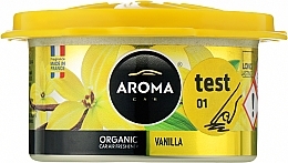 Автомобільний ароматизатор - Aroma Car Organic Vanilla — фото N1