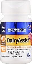 Пищевая добавка "Ферменты для переваривания лактозы" - Enzymedica DairyAssist — фото N1