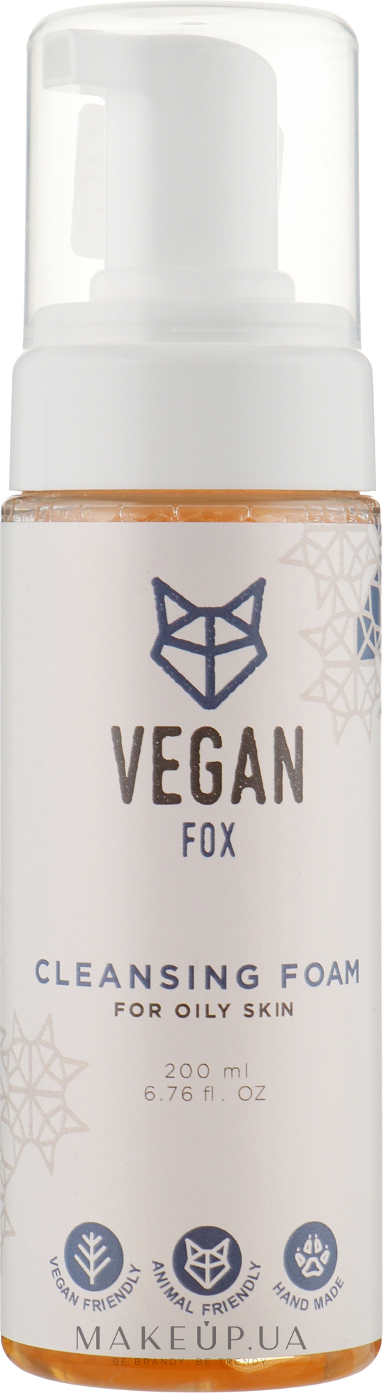 Очищающая пенка для жирной кожи - Vegan Fox Cleansing Foam For Oily Skin — фото 200ml