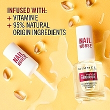Восстанавливающее масло для ногтей и кутикулы - Rimmel Nail Nurse Nail & Cuticle Repair Oil — фото N4
