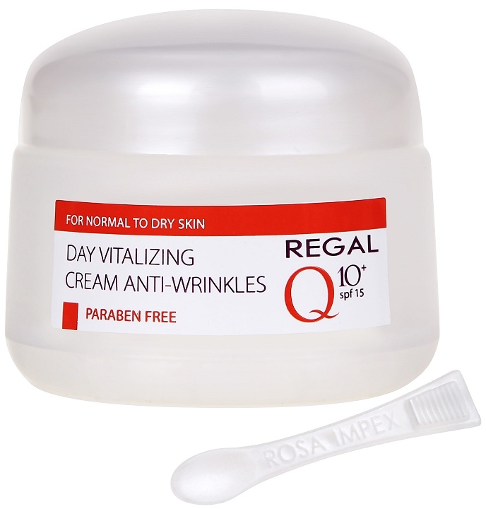 Витализирующий дневной крем против морщин для нормальной и сухой кожи - Regal Q10+ Day Vitalizing Cream Anti-Wrinkles SPF 15 — фото N1