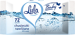 Парфумерія, косметика Вологі серветки 99% із води, 72 шт. - Lula Baby
