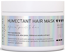Зволожувальна маска для волосся будь-якої пористості - Trust My Sister Humectant Hair Mask — фото N1