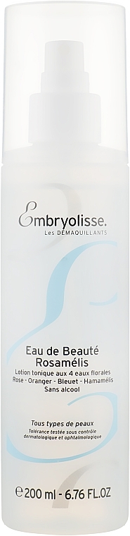 ПОДАРУНОК! Квіткова вода, тонік 4 квітки - Embryolisse Laboratories Eau de Beaute Rosamelis — фото N1