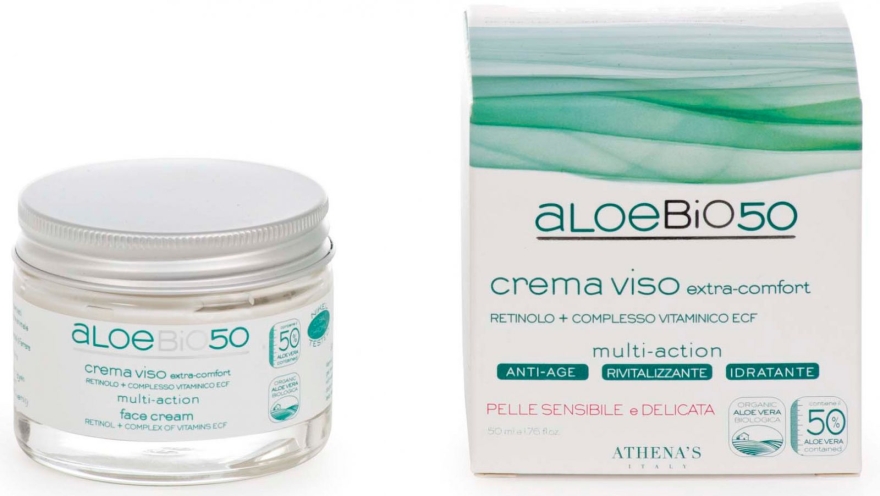 Антивозрастной крем для лица Алоэ Био - Athena's Face Cream Aloe Bio