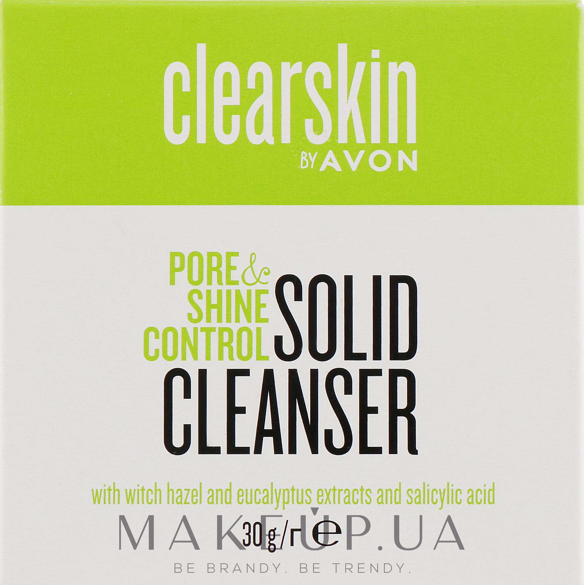 Очищувальне мило для обличчя "Зменшення пор і блиску" - Avon ClearSkin — фото 30g