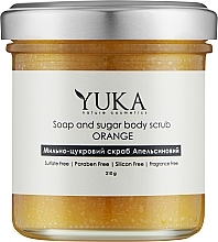Мильно-цукровий скраб для тіла "Апельсиновий" - Yuka Soap And Sugar Body Scrub "Orange" — фото N3