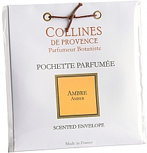 Духи, Парфюмерия, косметика Ароматическое саше в конверте "Янтарь" - Collines de Provence Scented Envelope
