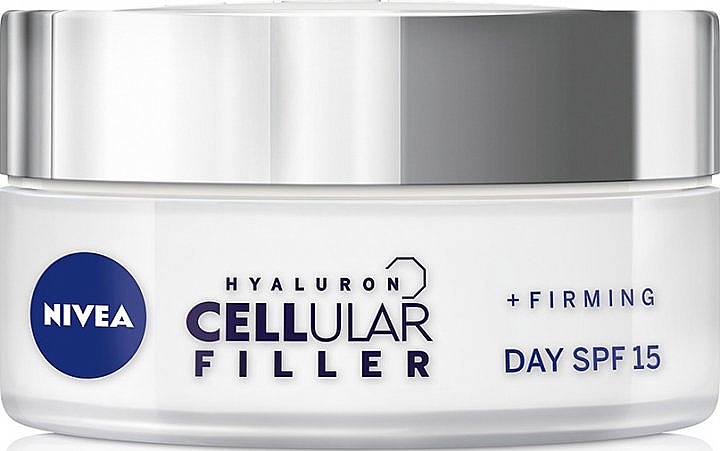 Дневной крем с гиалуроновой кислотой - NIVEA Hyaluron Cellular Filler Firming Anti-Age Day Cream SPF 15 — фото N2