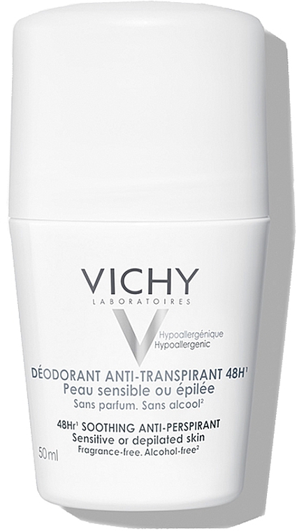 Шариковый дезодорант-антиперспирант "48 часов. Для чувствительной кожи" - Vichy Sensitive Anti-Transpirant 48H2