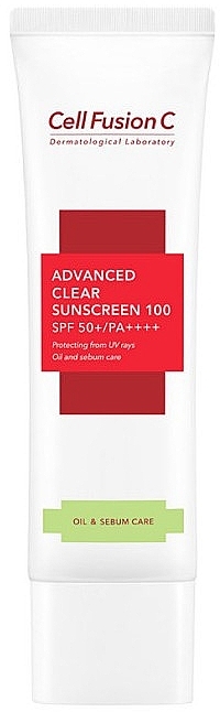 Набор - Cell Fusion C Advanced Clear Sunscreen 100 SPF 50/PA+++ (cr/2x35ml) — фото N2
