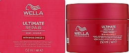 Крем-маска для всіх типів волосся - Wella Professionals Ultimate Repair Mask With AHA & Omega-9 — фото N4