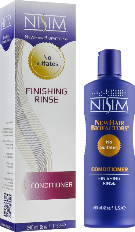 Кондиционер для сухих и нормальных волос от выпадения - Nisim NewHair Biofactors Conditioner Finishing Rinse  — фото N2
