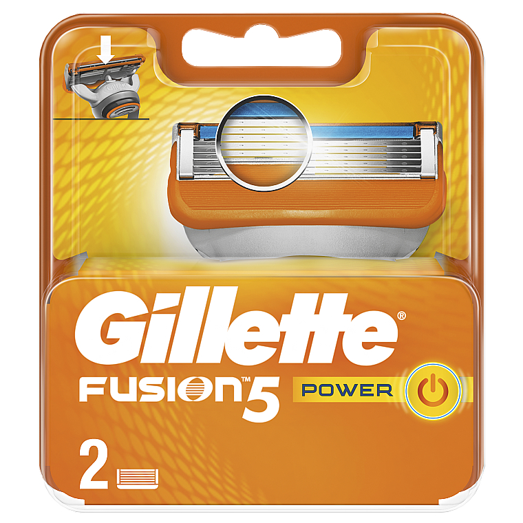Змінні касети для гоління - Gillette Fusion Power — фото N2