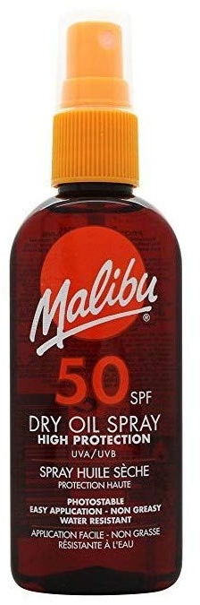 Солнцезащитное сухое масло для тела - Malibu Continuous Dry Oil Spray SPF 50 — фото N1