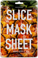Парфумерія, косметика Маска-спрей для обличчя "Ананас"  - Kocostar Slice Mask Sheet Pineapple