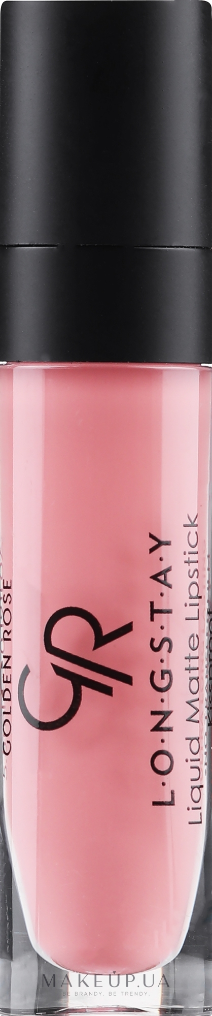 Жидкая матовая помада - Golden Rose Longstay Liquid Matte Lipstick — фото 01