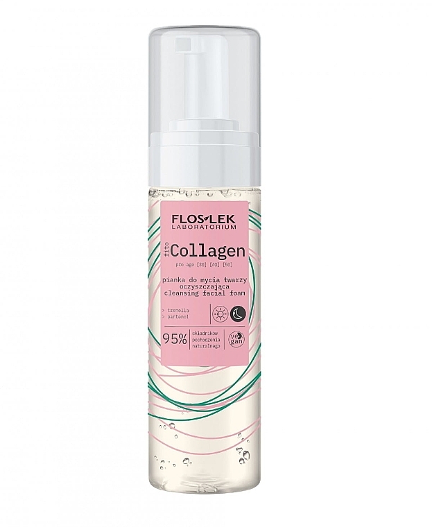 Пінка для вмивання - Floslek FitoСollagen Cleansing Facial Foam — фото N1