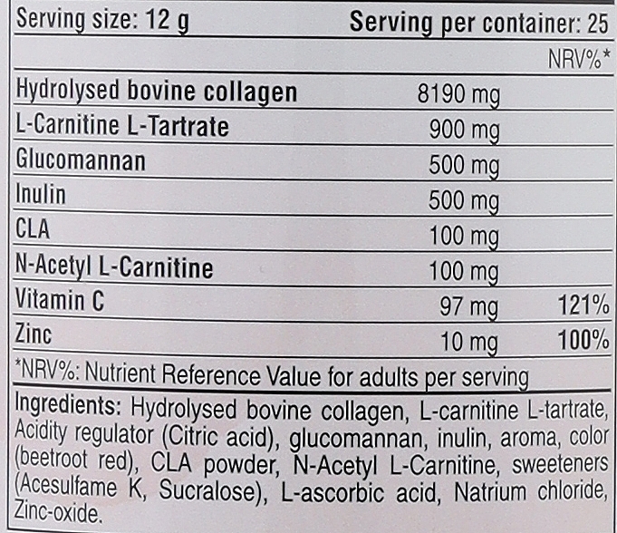 Диетическая добавка "Коллаген", малина - PureGold CollaBurn Powder — фото N2