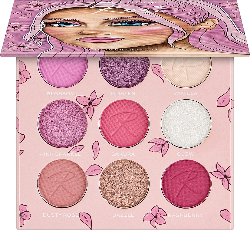 Палетка теней для век - Makeup Revolution x Roxi Cherry Blossom Eyeshadow Palettes — фото N1