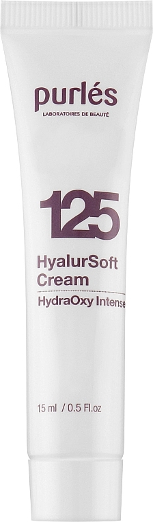 Гиалуроновый крем увлажняющий - Purles 125 HydraOxy Intense HyalurSoft Cream (мини) — фото N1