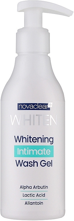 Відбілювальний гель для інтимної гігієни - Novaclear Whiten Whitening Intimate Wash Gel — фото N1