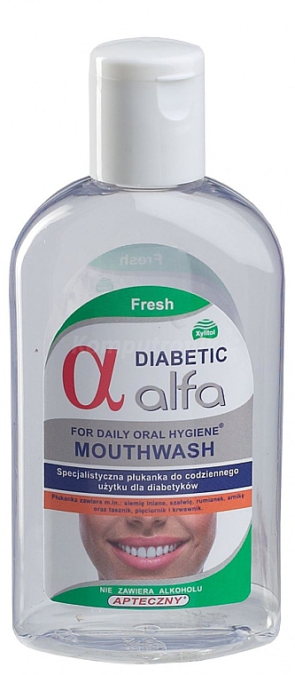 Спеціалізований ополіскувач для діабетиків - Alfa Diabetic Fresh — фото N2