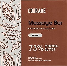 Батер для тіла та масажу - Courage Massage Bar Cocoa — фото N4